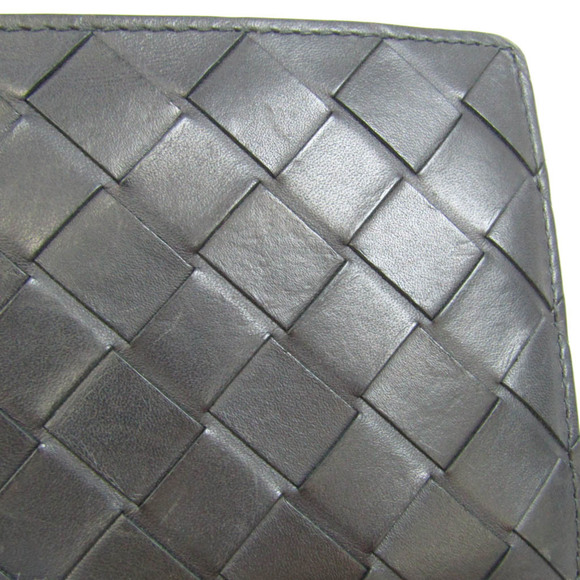 Bottega Veneta Intrecciato Men's Leather Bill Wallet (bi-fold) Black - Picture 7 of 12